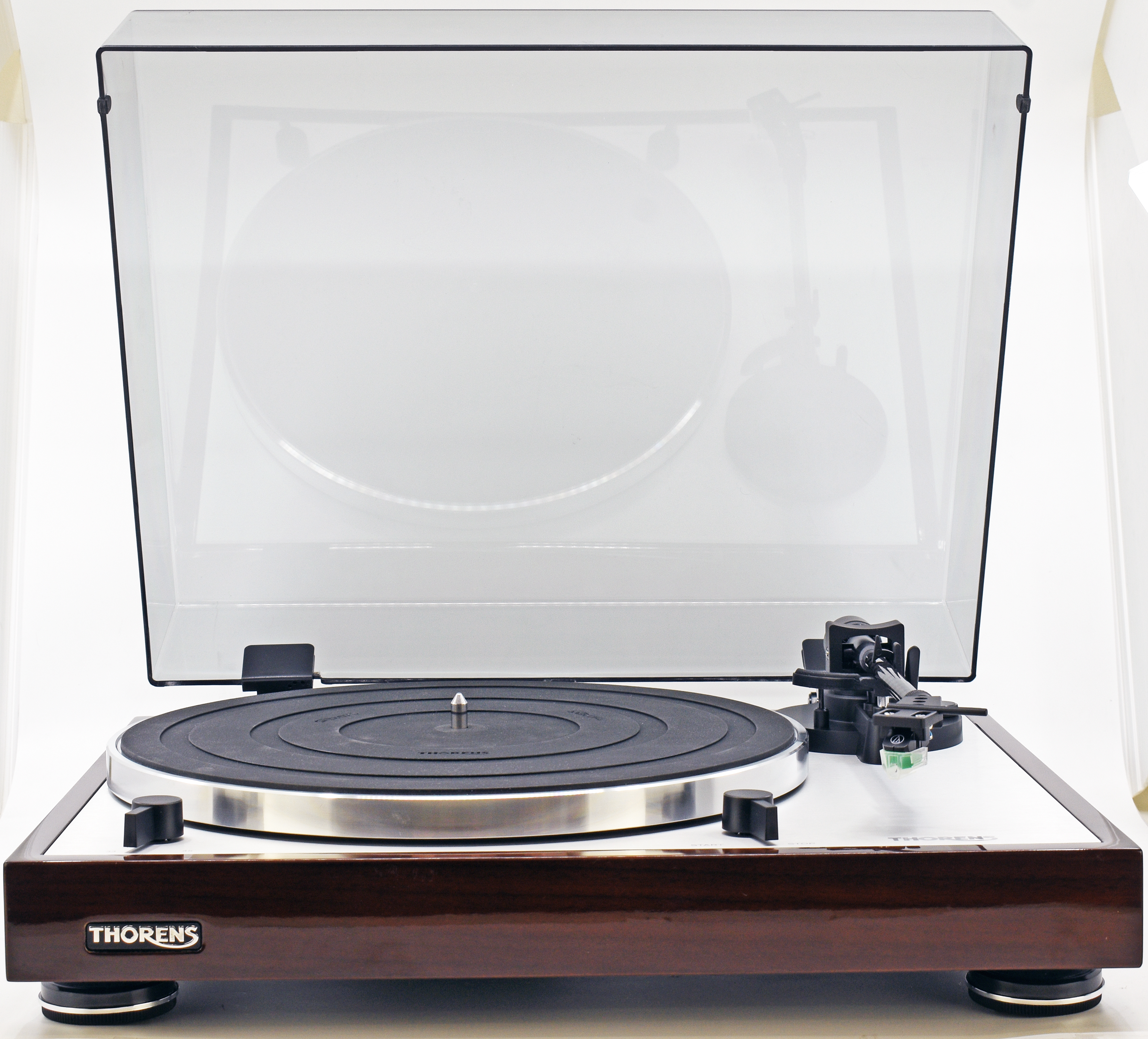 Thorens TD 402 DD Direct-Drive Turntable with Cartridge (High-Gloss Walnut)