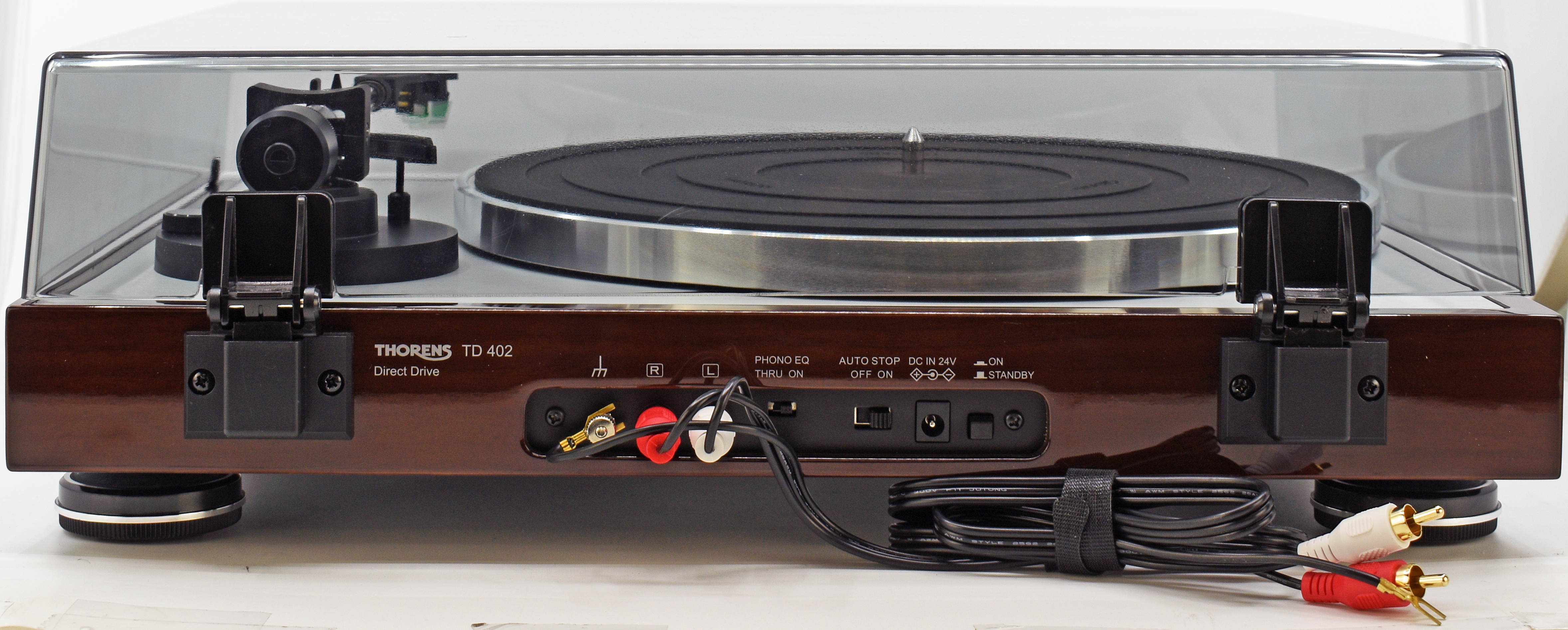 Thorens TD 402 DD Direct-Drive Turntable with Cartridge (High-Gloss Walnut) - Image 7