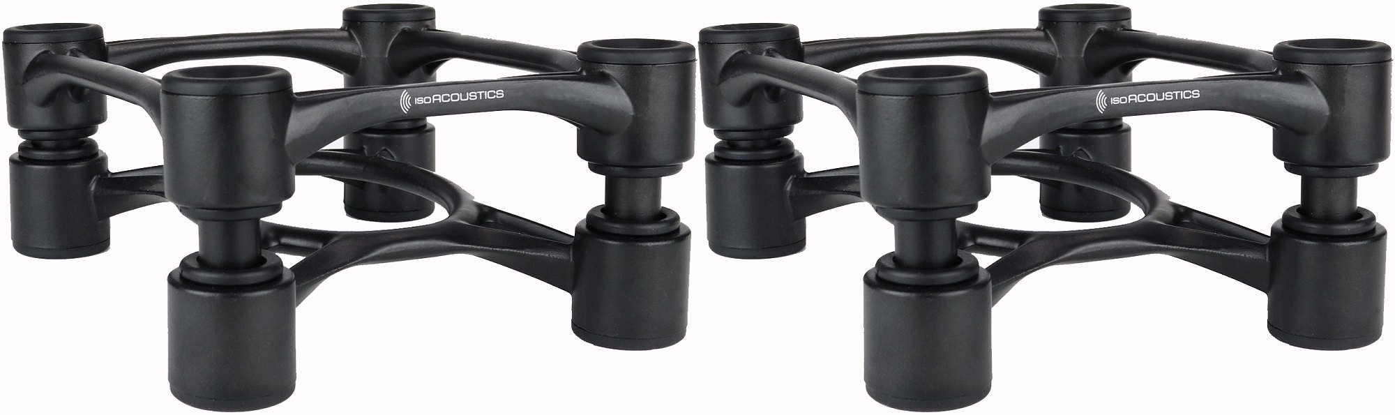 IsoAcoustics Aperta Black Aluminum Speaker Isolation Stands (2-Pack), product image from Hifiheaven
