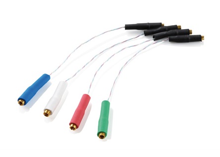 Clearaudio Headshell Lead Set – Silver, product image from Hifiheaven