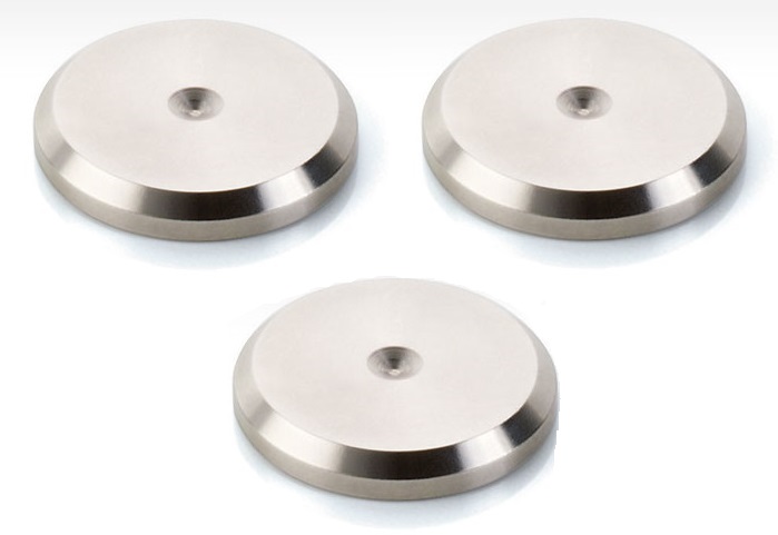 Clearaudio Stainless Steel Spike Plates – AC049 (SET OF 3), product image from Hifiheaven