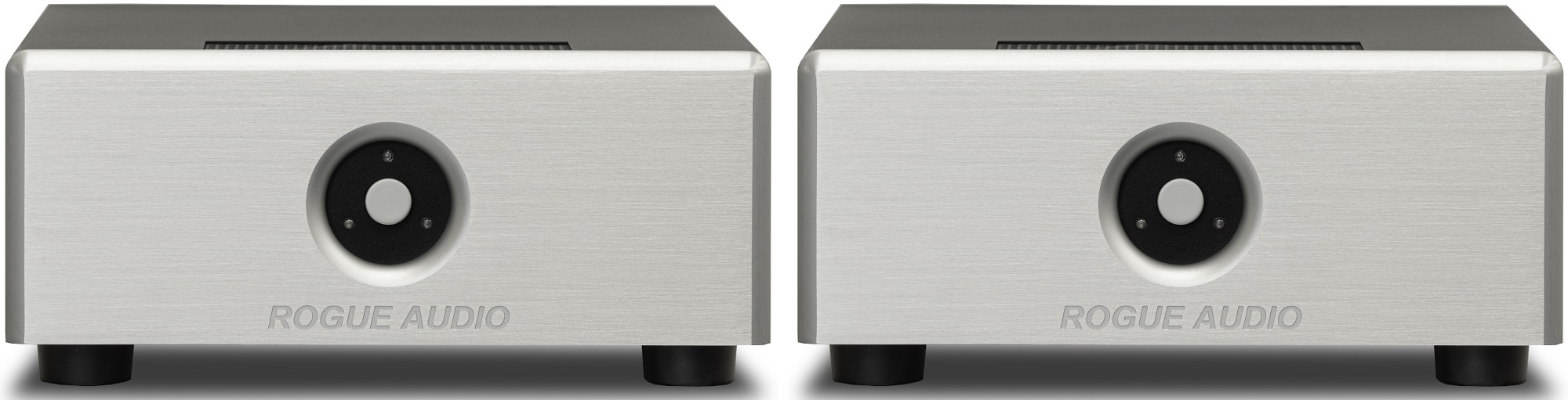 Rogue Audio DragoN Monoblock Amplifiers (Silver, PAIR), product image from Audio Advisor