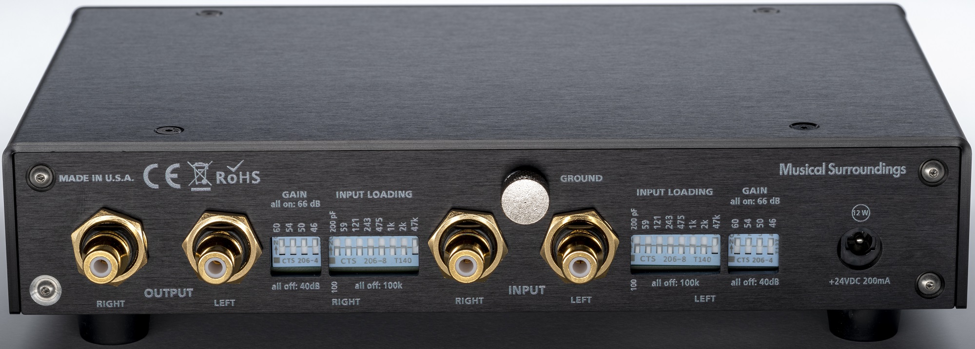 Musical Surroundings Phonomena III MM/MC Phono Preamplifier (Black) - Image 2