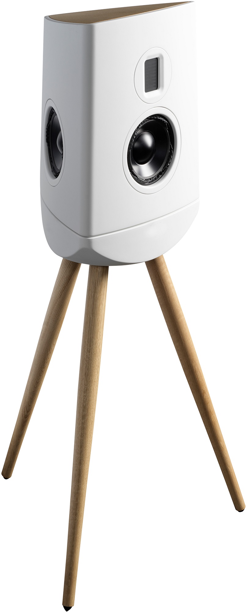 Lyngdorf Cue-100 High-End Loudspeaker (White with White Base, EACH), product image from Hifiheaven
