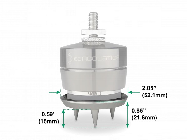 IsoAcoustics GAIA I Carpet Disks for GAIA I Speaker Isolation Feet (4-Pack), product image from Hifiheaven