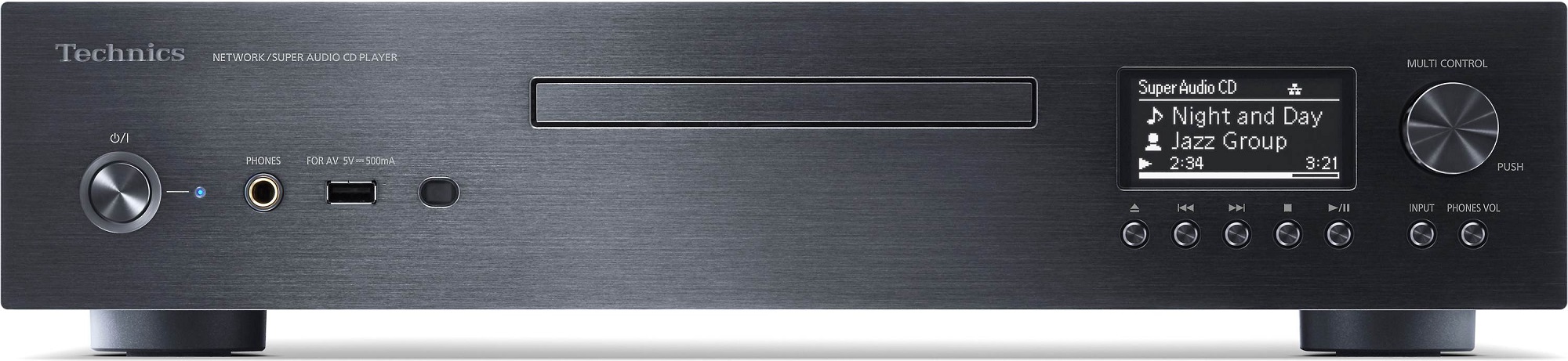 Technics SL-G700M2-K SACD/CD Player/Network Streamer/Digital Preamp (Black), product image from Hifiheaven