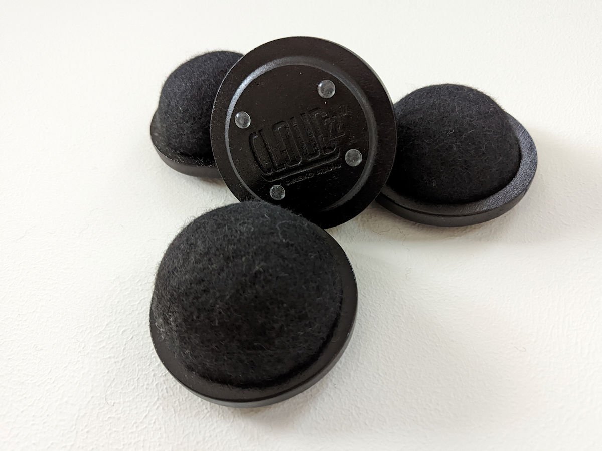 Gingko Audio Cloud22 Special Edition Large Wood Bases for Audio/Source Components (Black) - Image 2