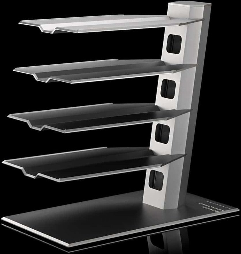 Burson Audio Mothership MS-002 4-level Cable Management Aluminum Rack, product image from Hifiheaven