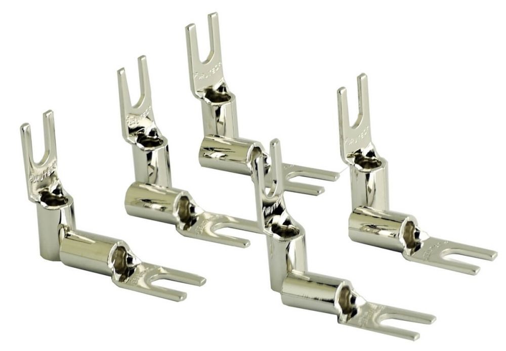 Furutech FP-209-10 (R) Rhodium Plated Spade terminal (10 pcs), product image from Hifiheaven