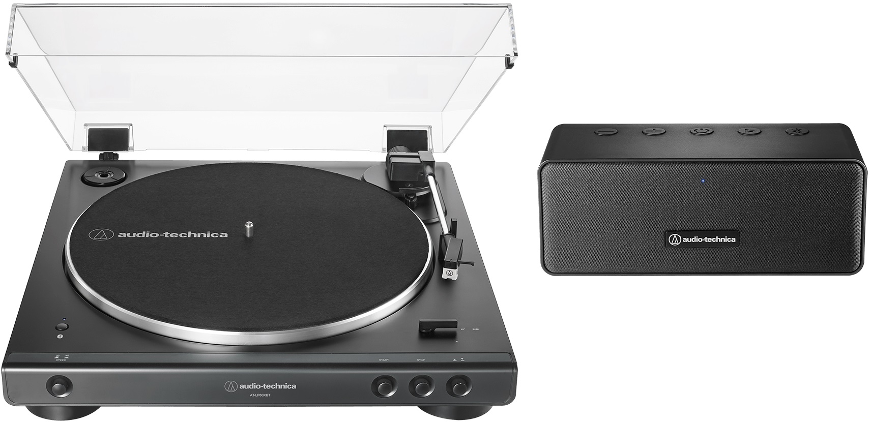 Audio-Technica AT-LP60XSPBT Automatic Wireless Turntable and Speaker System - Image 10