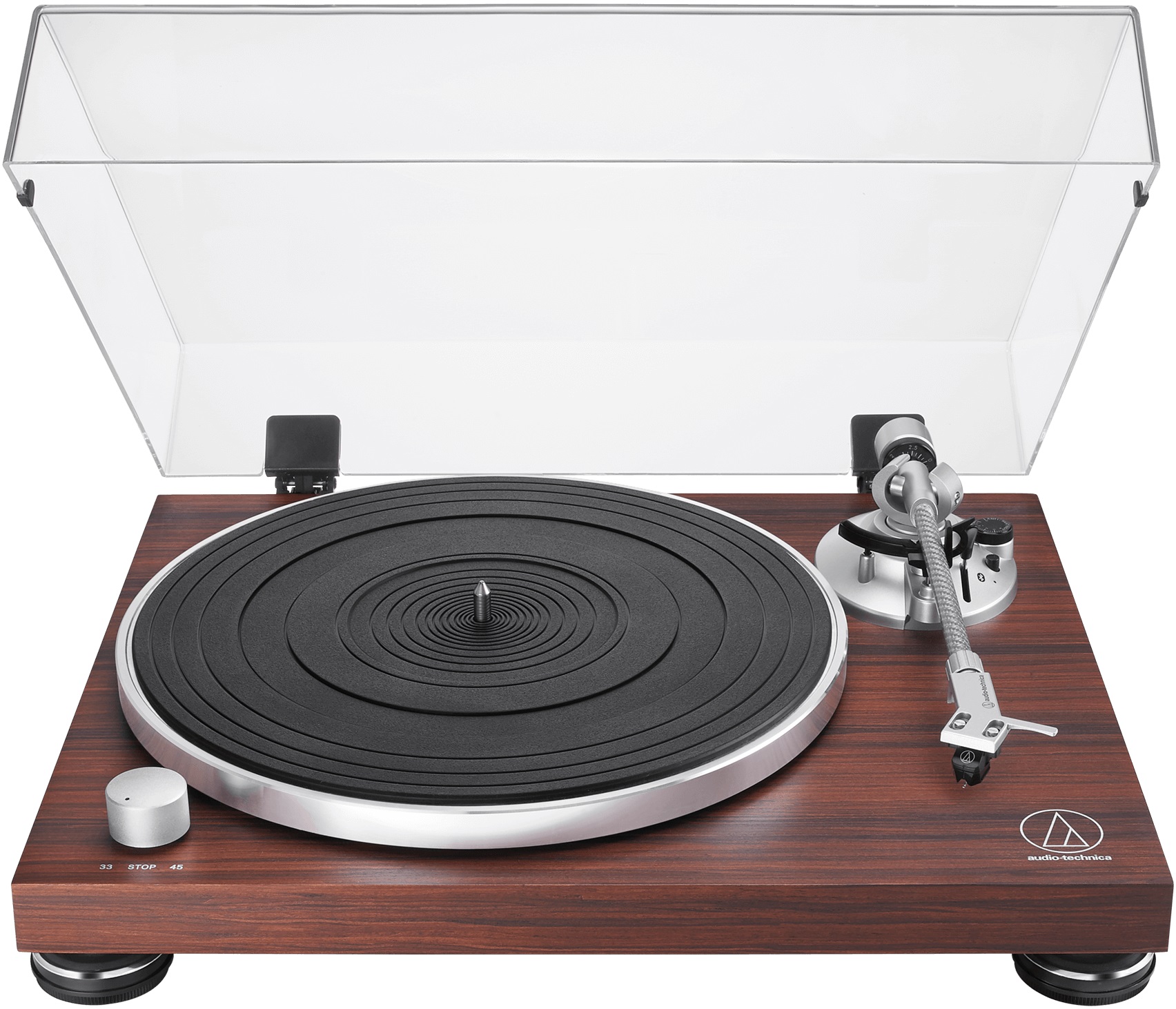 Audio-Technica AT-LPW50BT-RW Wireless & Analog Manual Belt-Drive Turntable (Rosewood), product image from Hifiheaven