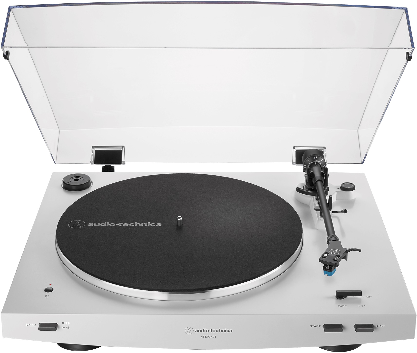 Audio-Technica AT-LP3XBT Wireless & Analog Automatic Belt-Drive Turntable (White), product image from Hifiheaven