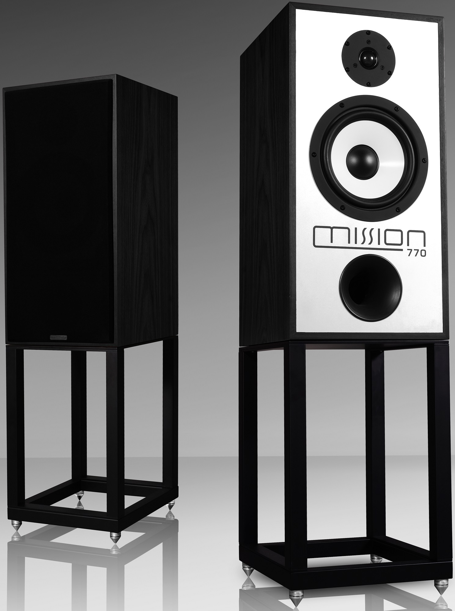 MISSION 770 Classic Loudspeakers with Stands (Black Oak, PAIR), product image from Hifiheaven