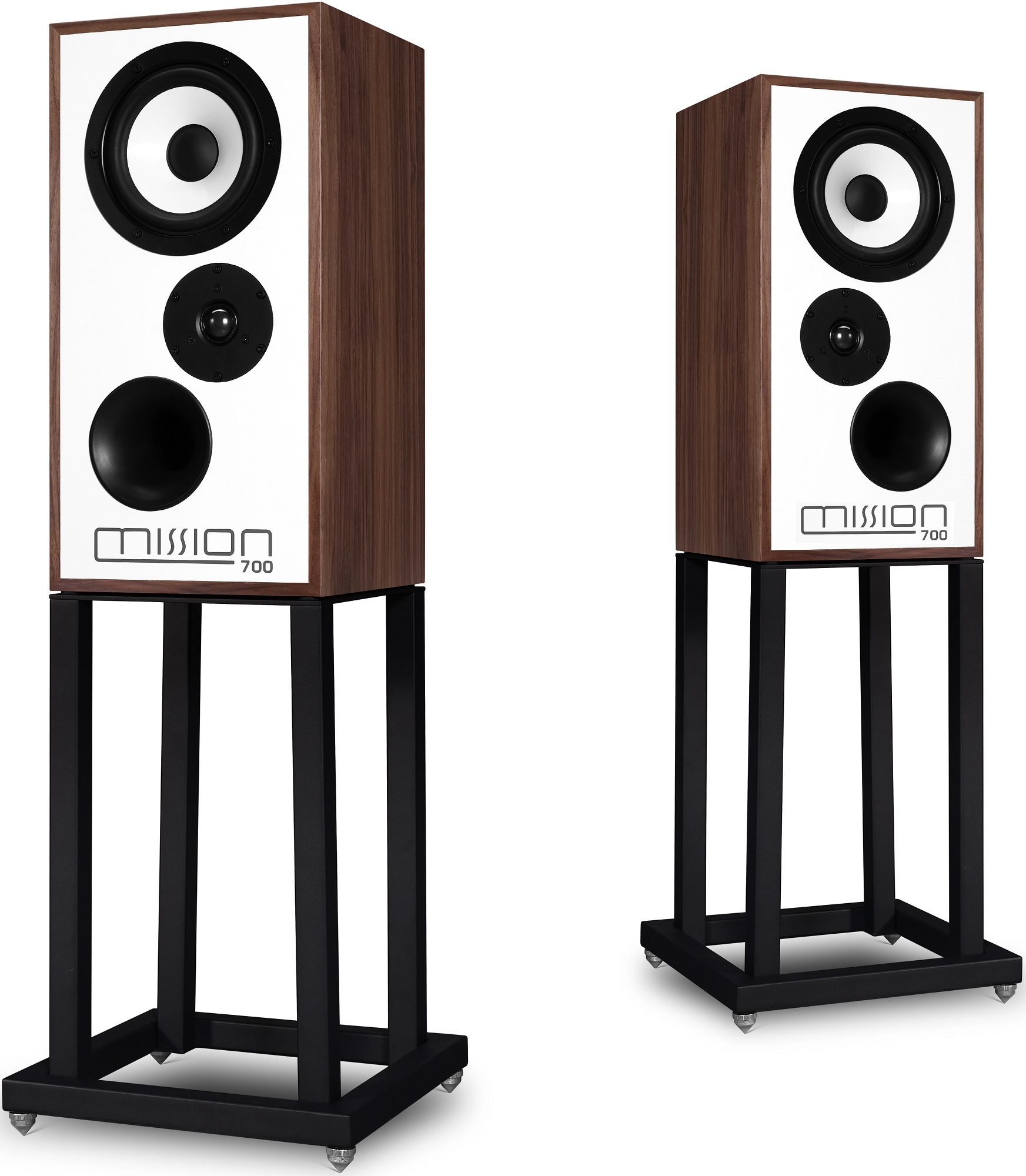MISSION 700 Classic Loudspeakers with Stands (Walnut Pearl, PAIR), product image from Hifiheaven