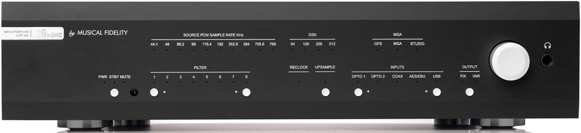 Musical Fidelity M6X DAC Digital to Analog Converter/Headphone Amp (Black), product image from Hifiheaven