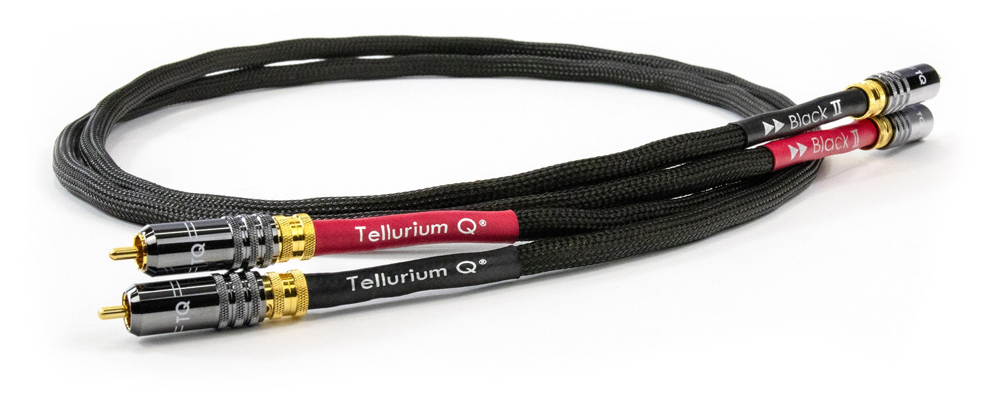 Tellurium Q Black II RCA-RCA Interconnect Cables (PAIR), product image from Hifiheaven