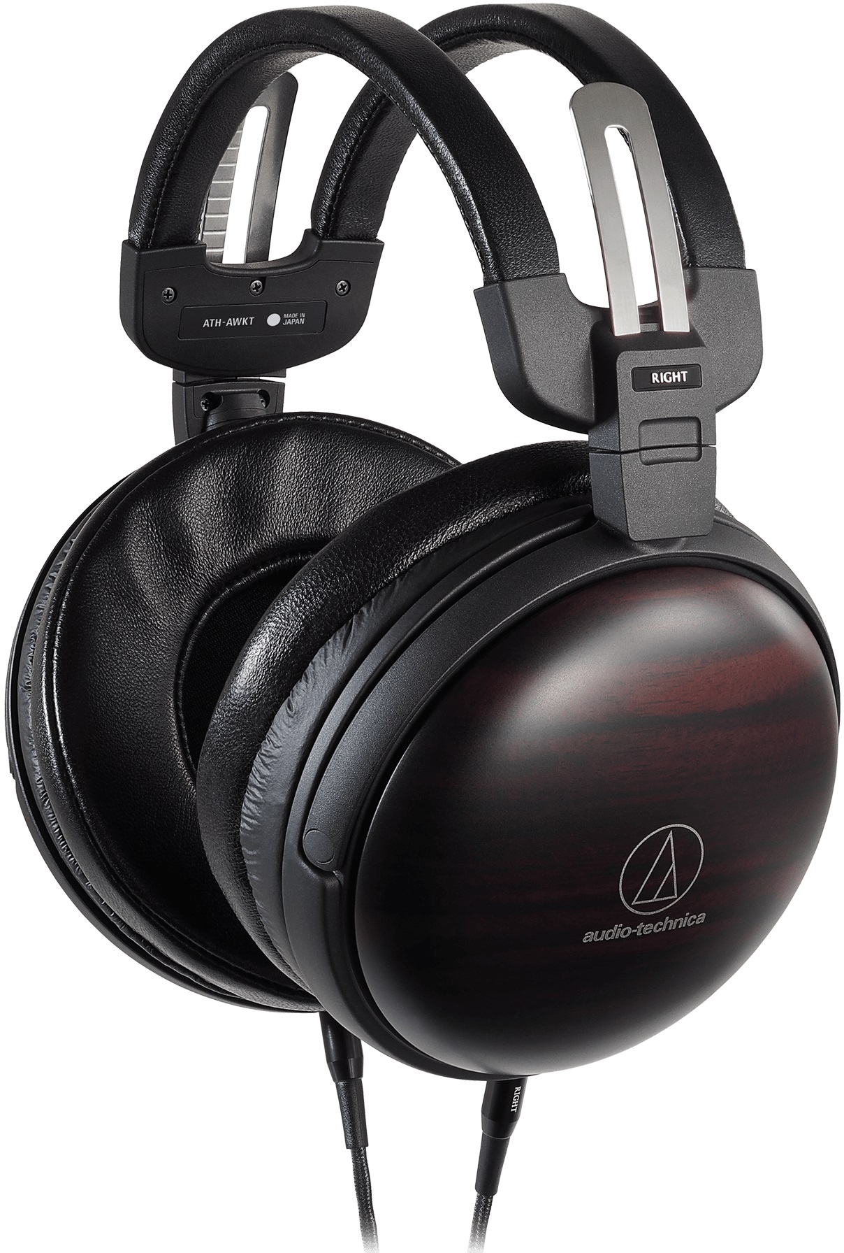 Audio-Technica ATH-AWKT Audiophile Closed-back Dynamic Wooden Headphones, product image from Hifiheaven