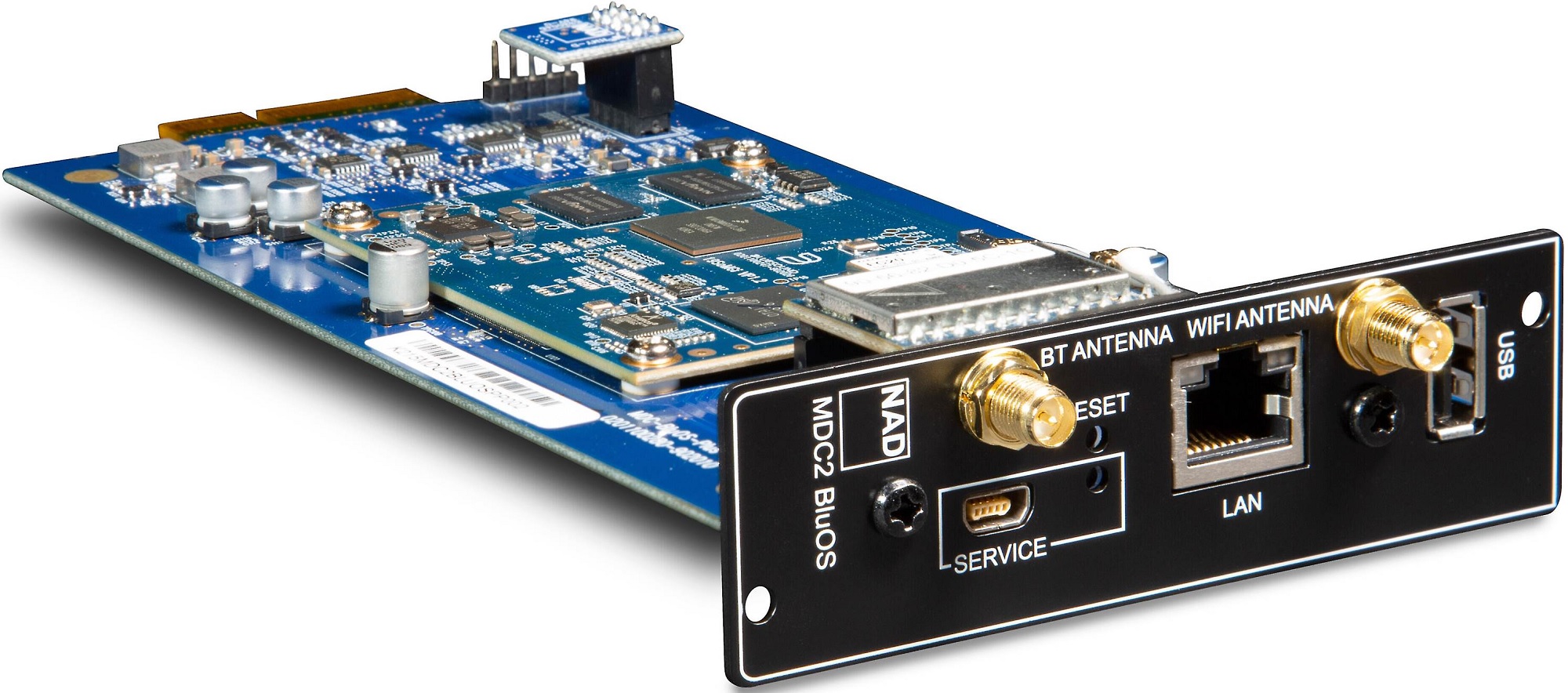 NAD MDC2 BluOS D BluOS-Dirac Multi-Room Music Streaming Upgrade Module, product image from Hifiheaven