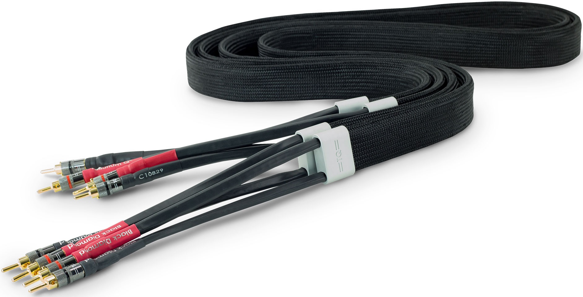Tellurium Q Black Diamond Speaker Cables with Banana Connects (2.5 meter), product image from Hifiheaven