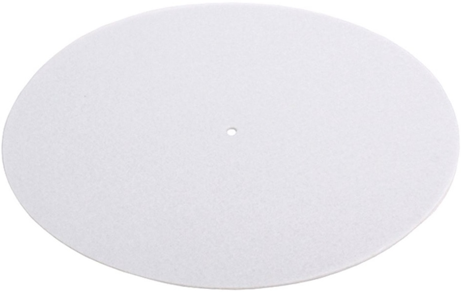 Rega Wool Turntable Mat (White), product image from Hifiheaven