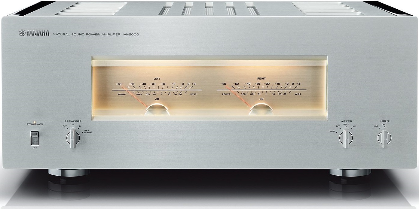 Yamaha M-5000 Stereo Power Amplifier (Silver), product image from Hifiheaven