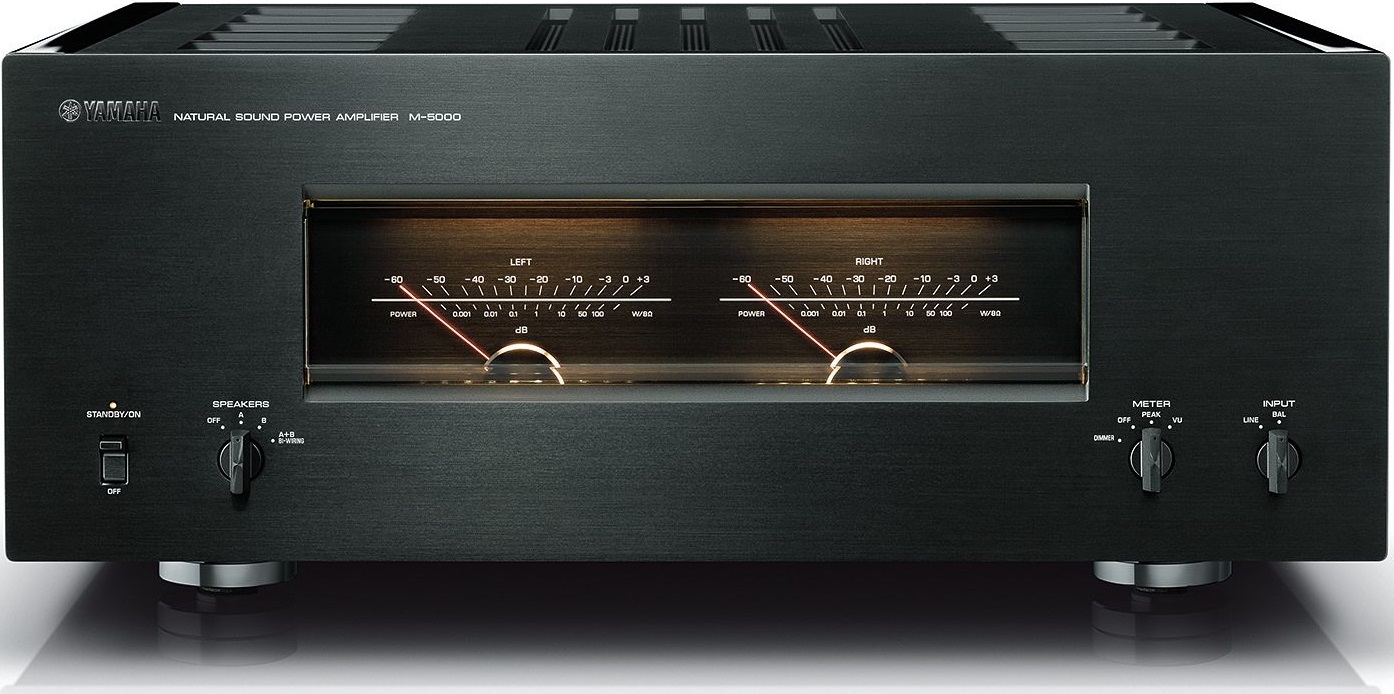 Yamaha M-5000 Stereo Power Amplifier (Black), product image from Hifiheaven