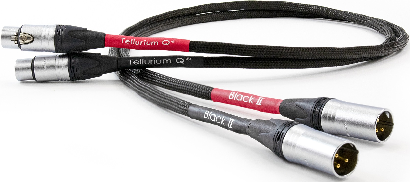 Tellurium Q Black II XLR-XLR Interconnect Cables (PAIR), product image from Hifiheaven