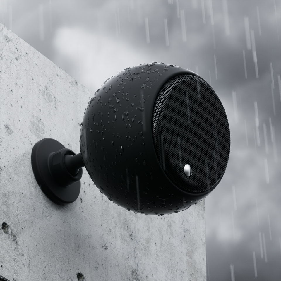 Gallo Acoustics Micro Habitat All-Weather/Outdoor Speaker (Satin Black), product image from Hifiheaven