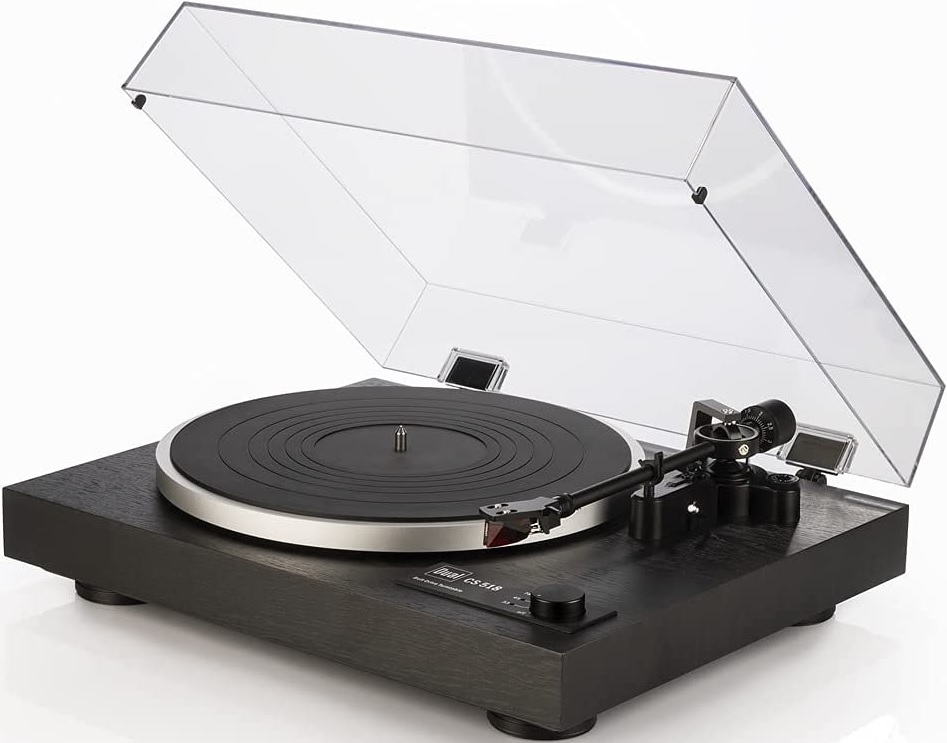 Dual CS 518 Twin-Gimbal 3-Speed Turntable with 2M Red Cartridge, product image from Hifiheaven