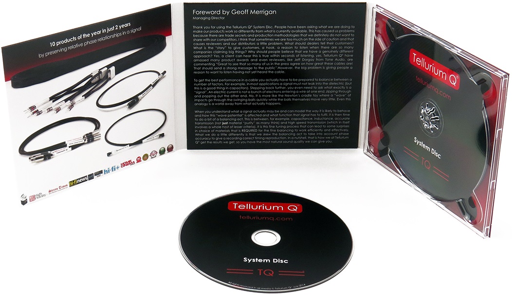 Tellurium Q System Enhancement CD, product image from Hifiheaven
