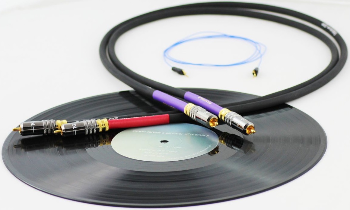Tellurium Q Black Phono Turntable Tonearm RCA-RCA Cables (1 meter), product image from Hifiheaven