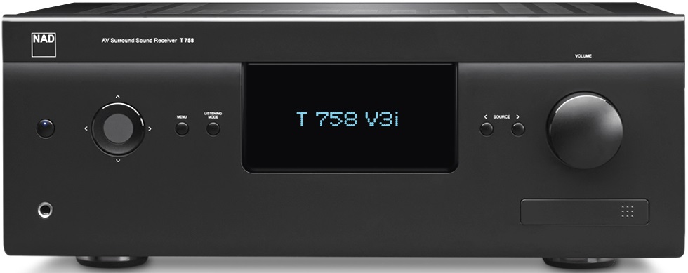 NAD T 758 V3i 7.1-ch BluOS/AirPlay/Dolby Atmos AV Receiver, product image from Hifiheaven
