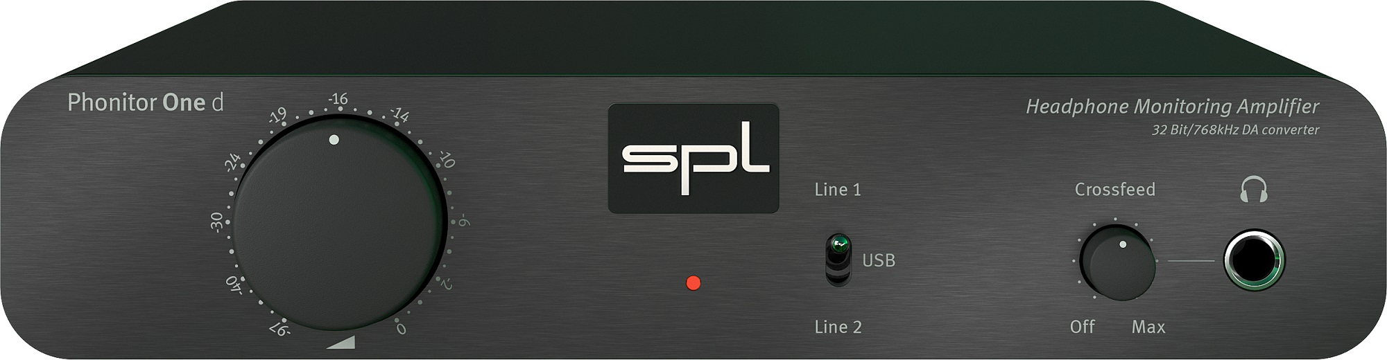 SPL Phonitor One d Headphone Amplifier with 32-bit DAC (Black), product image from Hifiheaven