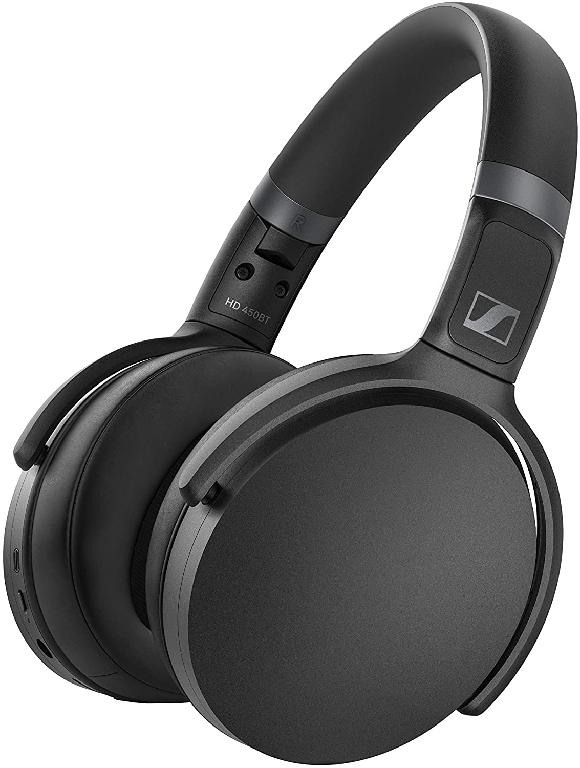 Sennheiser HD 450BT Bluetooth Wireless Noise Cancellation Headphones (Black), product image from Hifiheaven