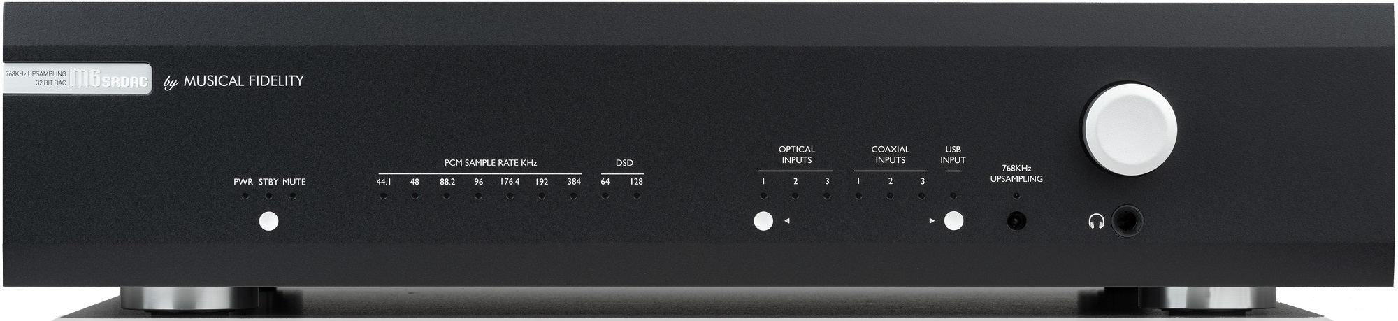 Musical Fidelity M6sR DAC 32/768kHz Upsampling/Reclocking Roon-Tested DAC (Black), product image from Hifiheaven