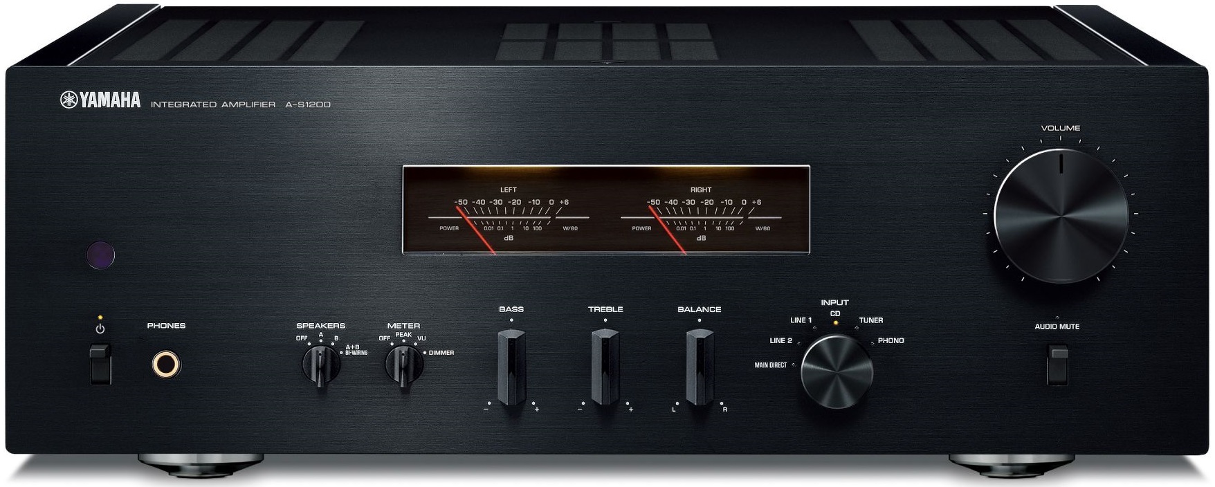 Yamaha A-S1200 Integrated Amplifier (Black), product image from Hifiheaven