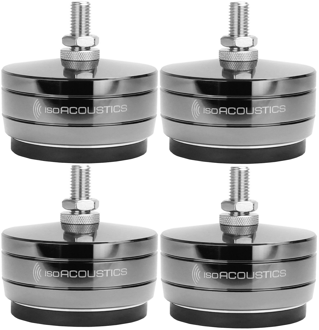 IsoAcoustics GAIA TITAN-CRONOS Stainless-Steel Speaker Isolation Feet/Stands (4-Pack), product image from Hifiheaven