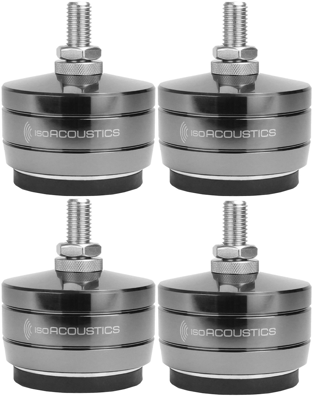 IsoAcoustics GAIA TITAN-THEIS Stainless-Steel Speaker Isolation Feet/Stands (4-Pack), product image from Hifiheaven