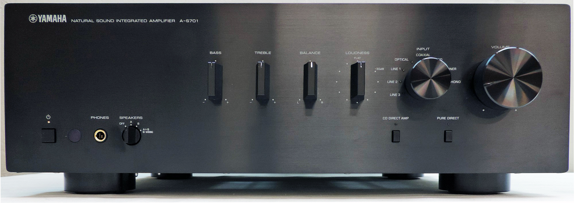 Yamaha A-S701 180-Watt Stereo Integrated Amplifier (Black), product image from Hifiheaven