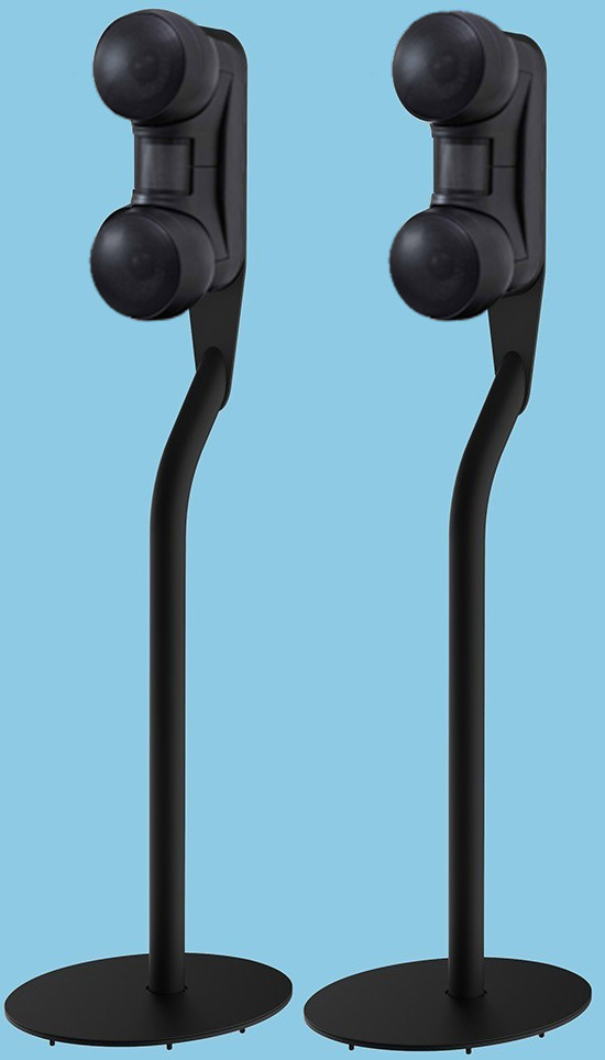 Gallo Acoustics Strada 2 Black Side Speakers with Floorstands (Pair), product image from Hifiheaven