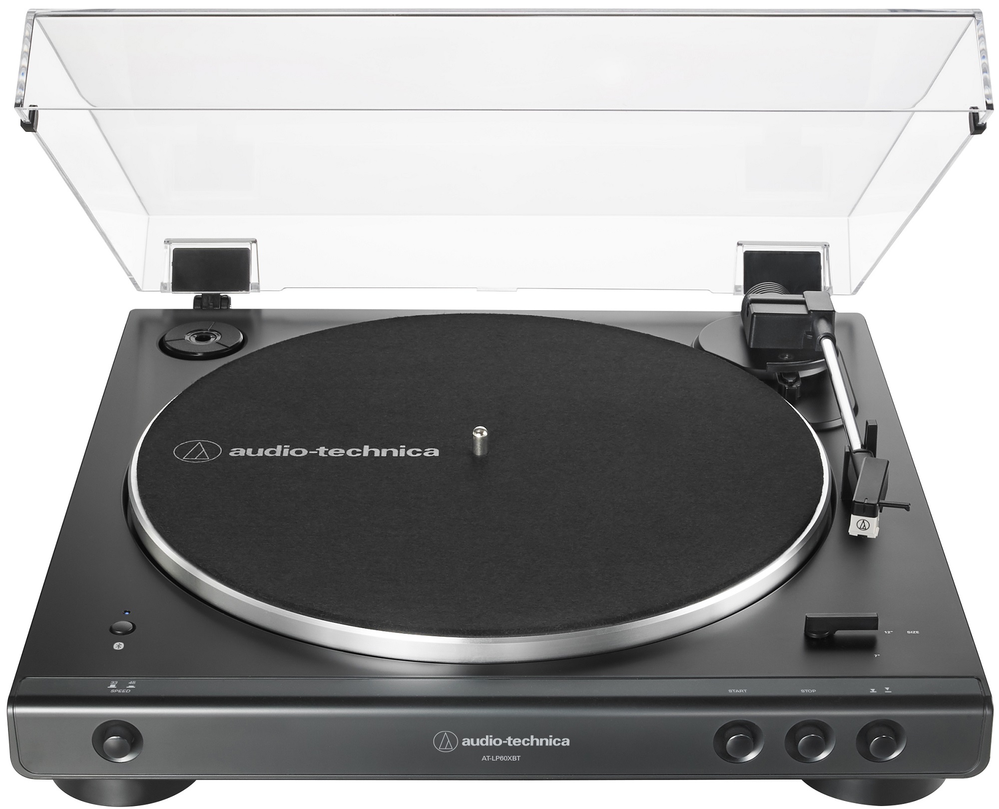 Audio-Technica AT-LP60XBT-BK Fully Automatic Wireless Belt-Drive Turntable (Black), product image from Hifiheaven