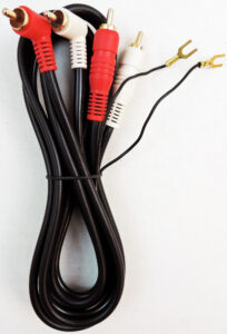 Audio-Technica Genuine Dual RCA Phono Cable / Ground (408DJ5500057)