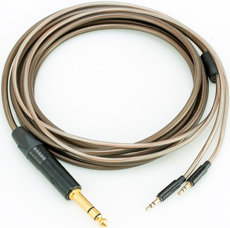 HiFiMAN Crystalline Copper-Silver Cable for HE1000 V2 (1/4″, 6.35mm plug), product image from Hifiheaven