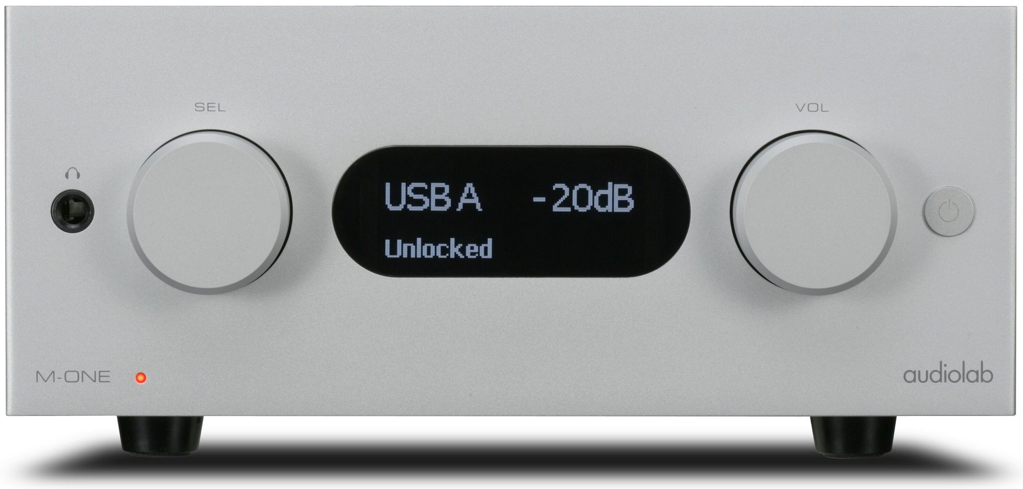 Audiolab M-ONE Stereo Integrated Amplifier (Silver), product image from Hifiheaven