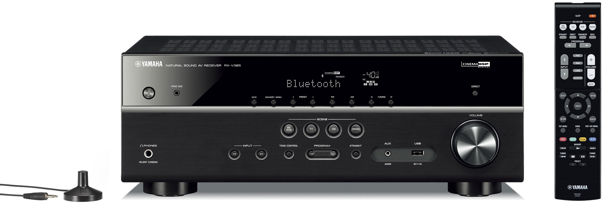Yamaha RX-V385 5.1-Ch Network AV Receiver, product image from Hifiheaven