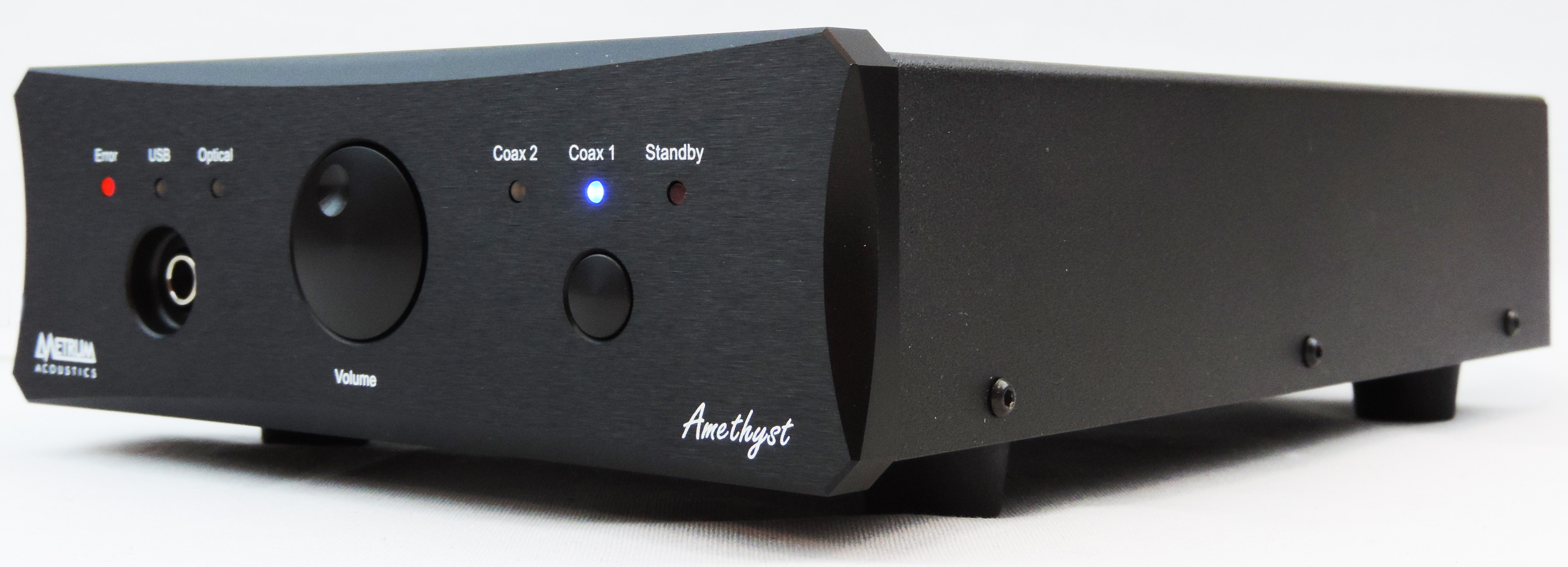 Metrum Acoustics Amethyst DAC / Headphone Amplifier (Black), product image from Hifiheaven