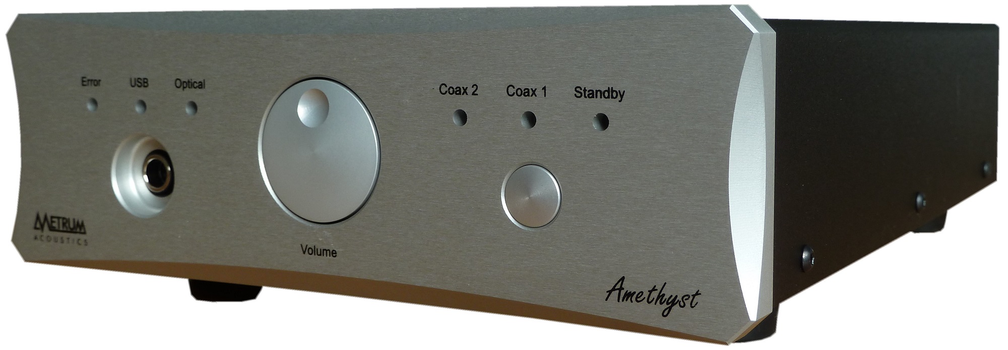 Metrum Acoustics Amethyst DAC / Headphone Amplifier (Silver), product image from Hifiheaven