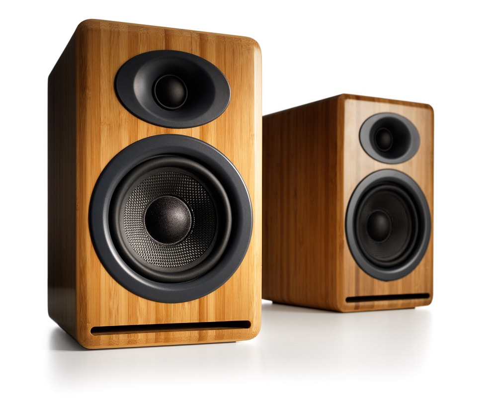 Audioengine P4 Premium Passive Bookshelf Speakers (Bamboo), product image from Hifiheaven
