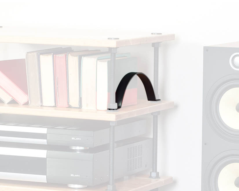 Salamander Designs ARCH Metal Shelf Bookends, product image from Hifiheaven