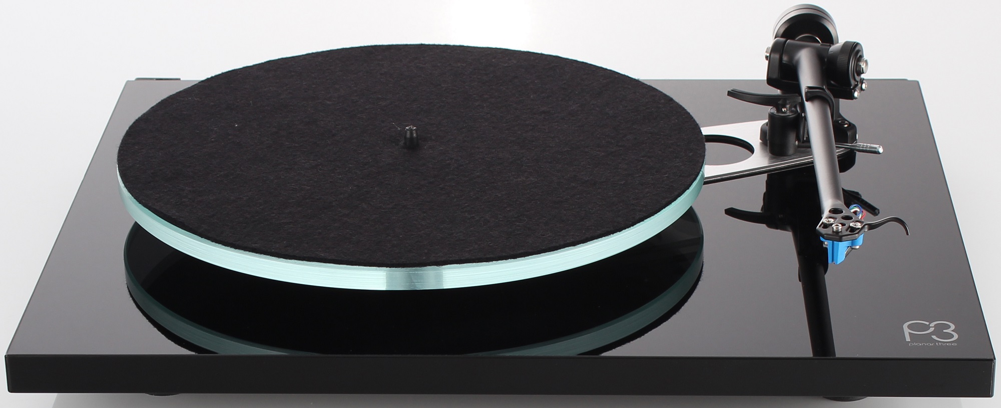 Rega Planar 3 Turntable with Nd5 MM Cartridge (Gloss Black), product image from Hifiheaven
